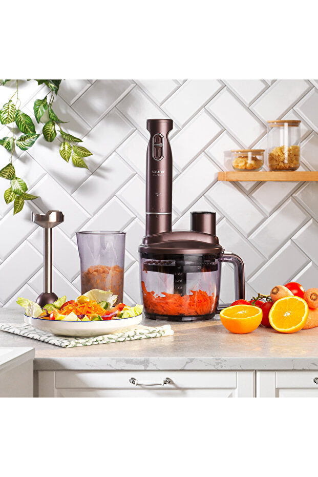 مجموعة خلاط ميجا من Chef Blend - بني - 1