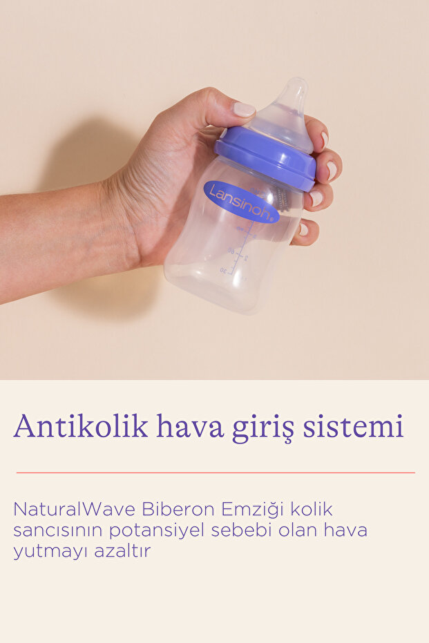 160 ml Biberon ve NaturalWave® Biberon Emziği (1 Ay+) - 5
