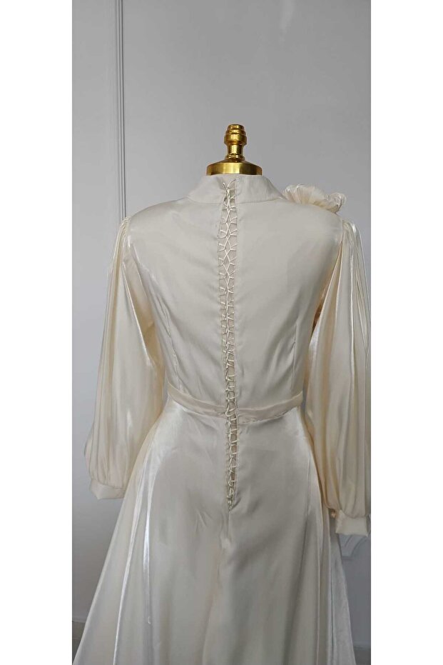 Alin Model Tesettür Nikah Söz Abiye - 7