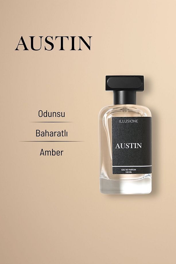 Austin Edp Erkek Parfüm 100ml | Odunsu-baharatlı-amber | Erik, Sedir, Paçuli, Misk - 5