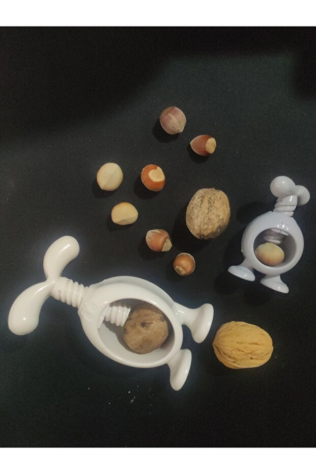 Practical and Stylish: Single Walnut & Hazelnut Cracker Set – Enjoy Crushing Effortlessly! - 3