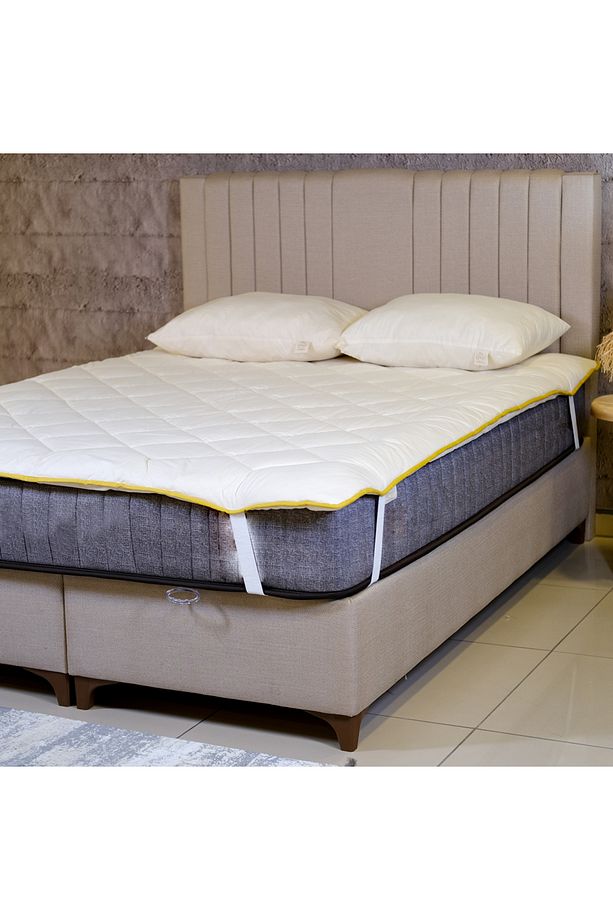 Woollyset Çift Kişilik Yün Yatak Pedi - 5