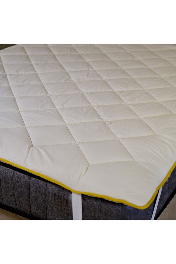 Woollyset Çift Kişilik Yün Yatak Pedi - 4