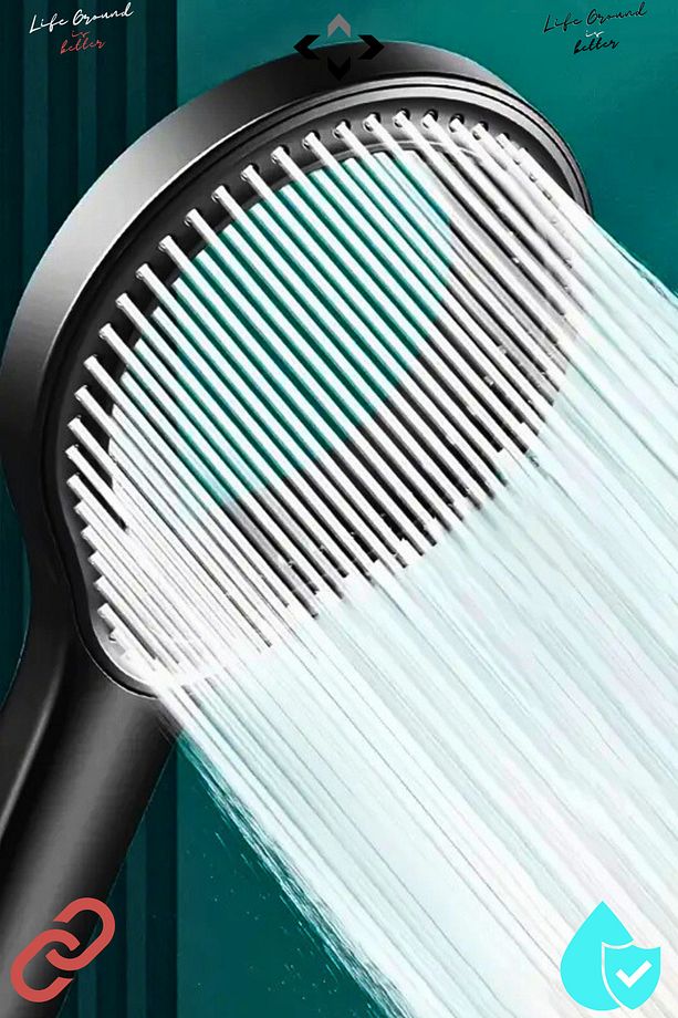Trench Abs Shower Set Basınçlı Su Tasarruflu Modern Minimal Duş Başlığı Silikon Duş Hortumu Duş Seti - 3