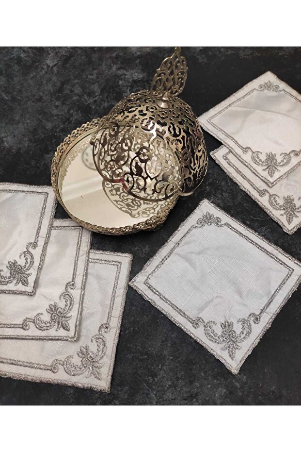 Presentation Napkin, Cocktail Napkin, Coffee Service Napkin, Coaster 6-Piece Presentation Napkin