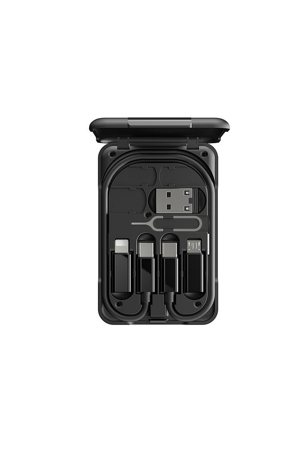 LB606 Çoklu Kablo Seti Type-C&Lightning&Micro&USB Uyumlu Siyah - 2