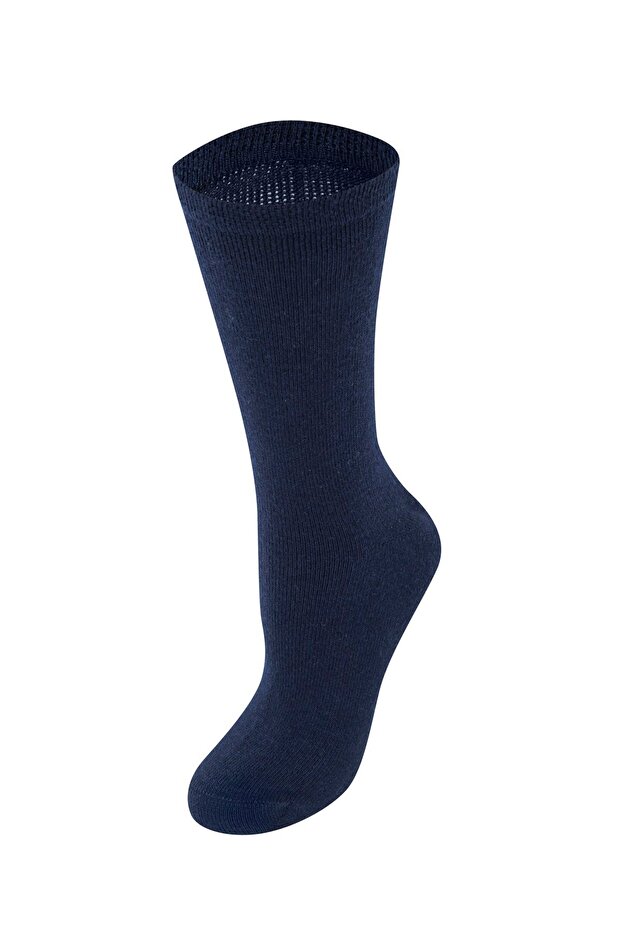 Weweus Women's Navy Blue Winter Wool Socks 202