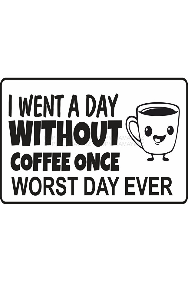 Funny Coffee Cup Coffee Wall Graffiti Retro Wood Poster Painting