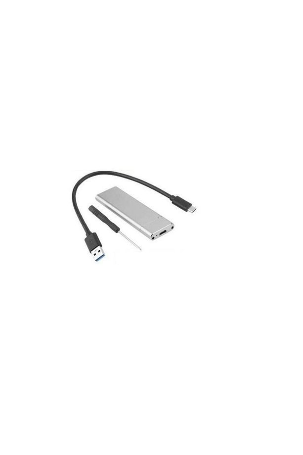 M.2 Sata SSD Ngff To Type C USB 3.0 B-Key Mini Çevirici Adaptör  Kutusu - 1