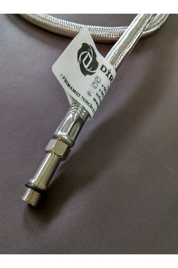 2 Adet 70 Cm Batarya (armatür) Flex -spral Sıcak - Soğuk Su Çelik Örgülü Bağlantı Hortumları - 2