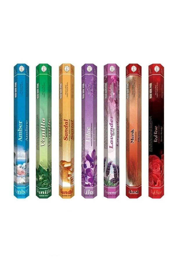 140 Adet Çubuk Tütsü 7 Farklı Aroma & Oda Kokusu - 1