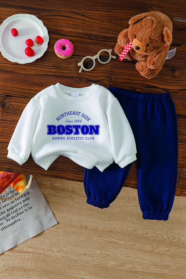 Premium Boston Sport Printed 2-Piece Baby Set 22940