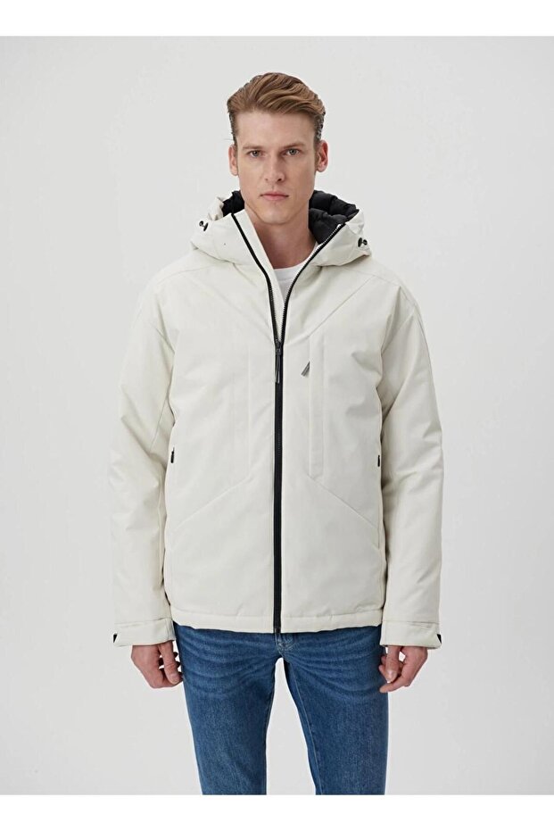 MAVİ KAPÜŞONLU CEKET+ 0110441-83746 - 1