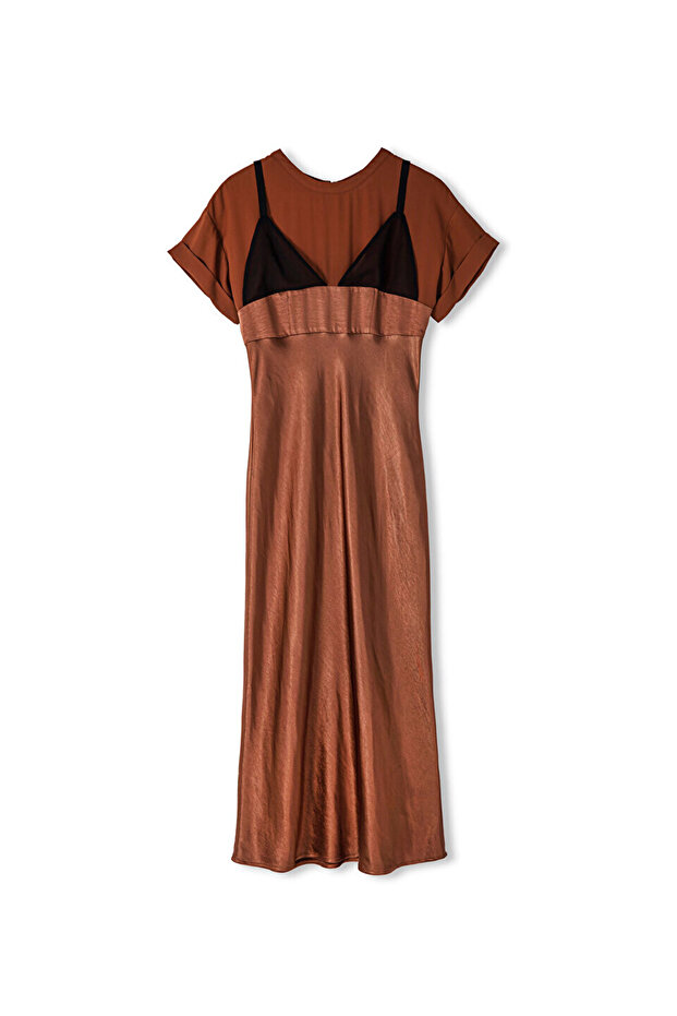 ÇİFT PARÇA GÖRÜNÜM ELBİSE - 3