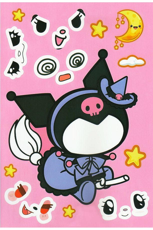 Kuromi Kendin Yap Sticker set 2Li - 2