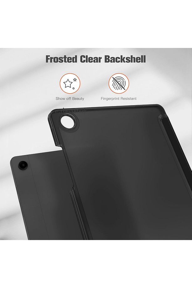 Samsung Galaxy Tab A9 Plus 11 inç Uyumlu Kılıf Smart Standlı Case Pu Deri Akıllı Uyku Modlu Sm-X210 - 5
