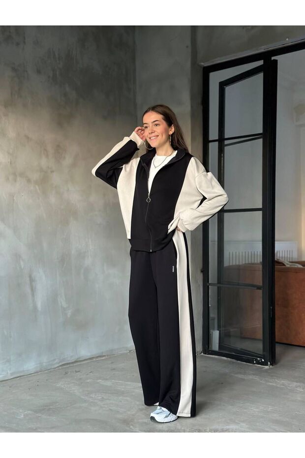 بدلة رياضية بالازو - 1