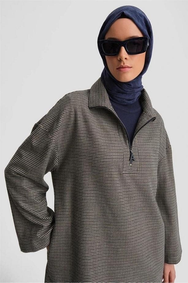 Polo Yaka Tunik - Lacivert - 2