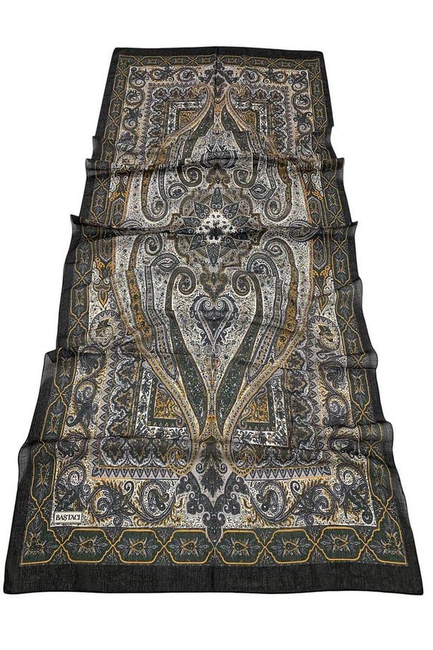 BAŞTACI SOFT ETNİK 0181 HARDAL ŞAL - 3
