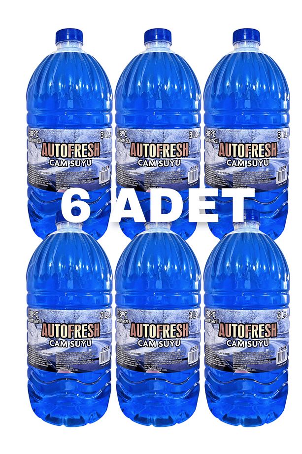 KIŞLIK OTO CAM SUYU -18 DERECE 3 LİTRE X 6 ADET - 1
