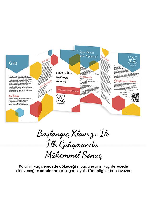 Mum Başlangıç Seti - Parafin 3 Boya 3 Esans  Fitil ve Termometre İle - 3