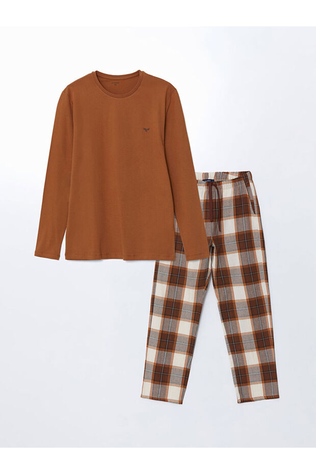 Standart Kalip Erkek Pijama Takimi - W4L939Z8 - 5