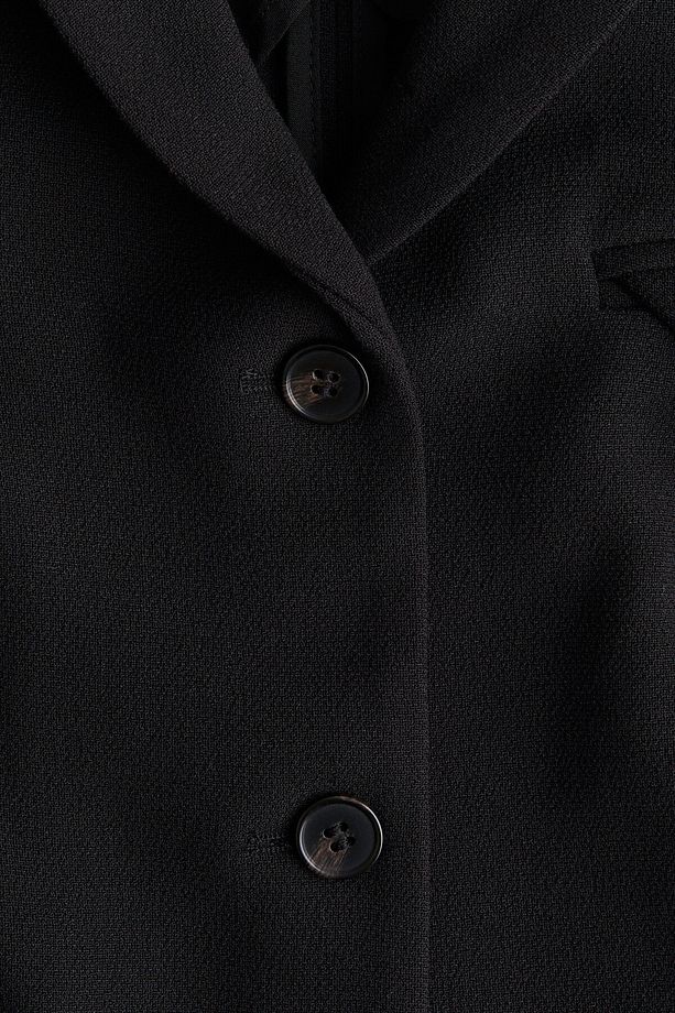 Tek Sıra Düğmeli Blazer - 5