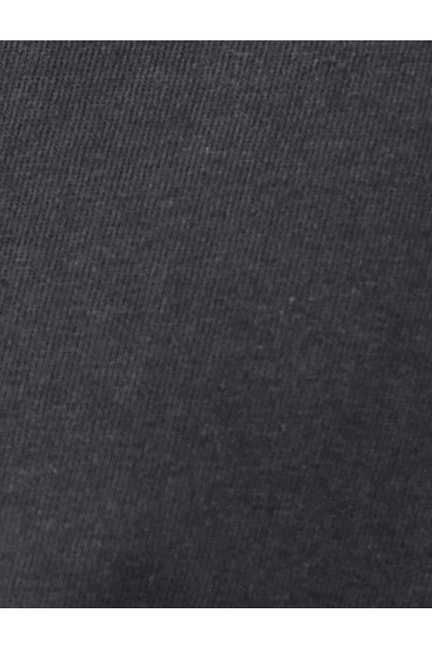 Oversize Tişört Basic Yarım Kollu Bisiklet Yaka - 6