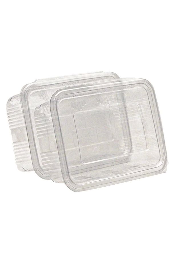 Kullan At Tek Kullanımlık Plastik Sızdırmaz Kapaklı Kap Kase Saklama Kabı 750 gr Cc 50 Adet - 3