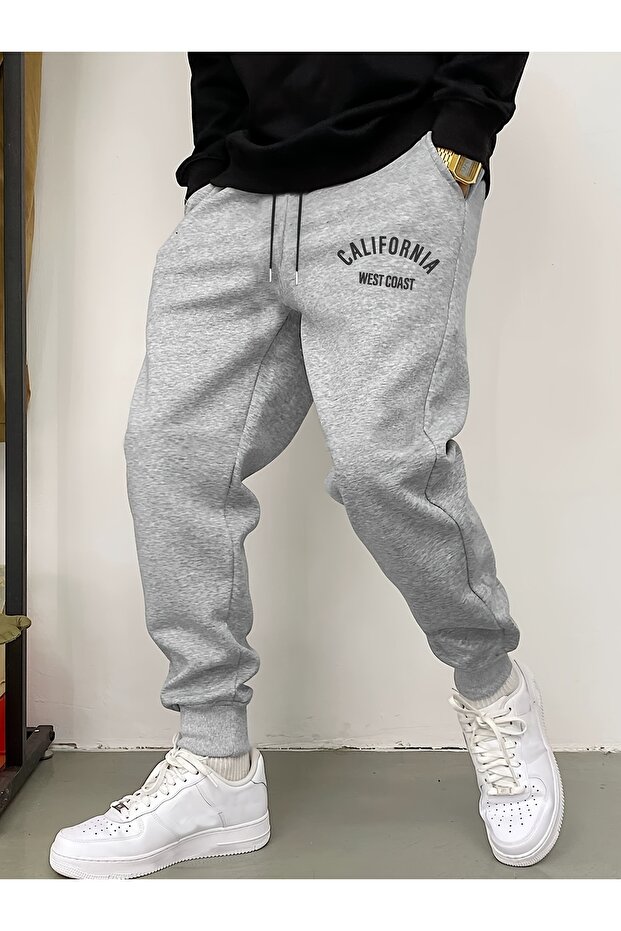 Printed Sweatpants - Cotton Polyester Comfort