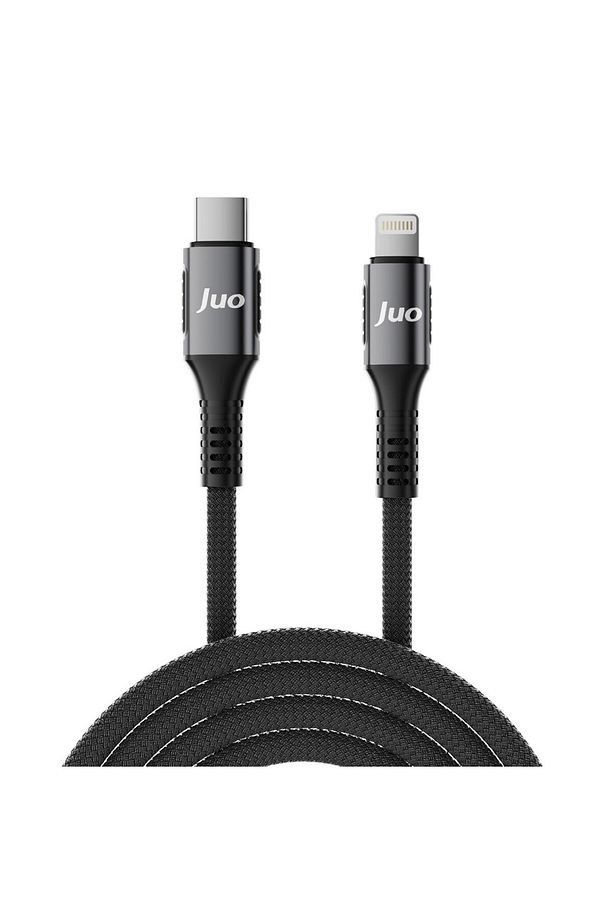 27w Usb Type-c To Lightning Iphone Ipad Örgülü Hızlı Şarj Ve Data Kablosu 2 Metre - 5