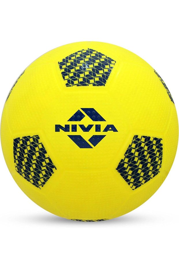 Home Play Football (SIZE 3, YELLOW) – Machine Stitched 32-panel Soccer Ball For Kids & Hobby