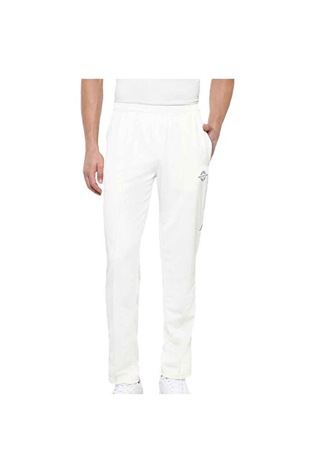 2502 Eden Cricket Pant (WHITE, XXL) | Ankle Length, Micro Polyester Knit, Cricket Trouser