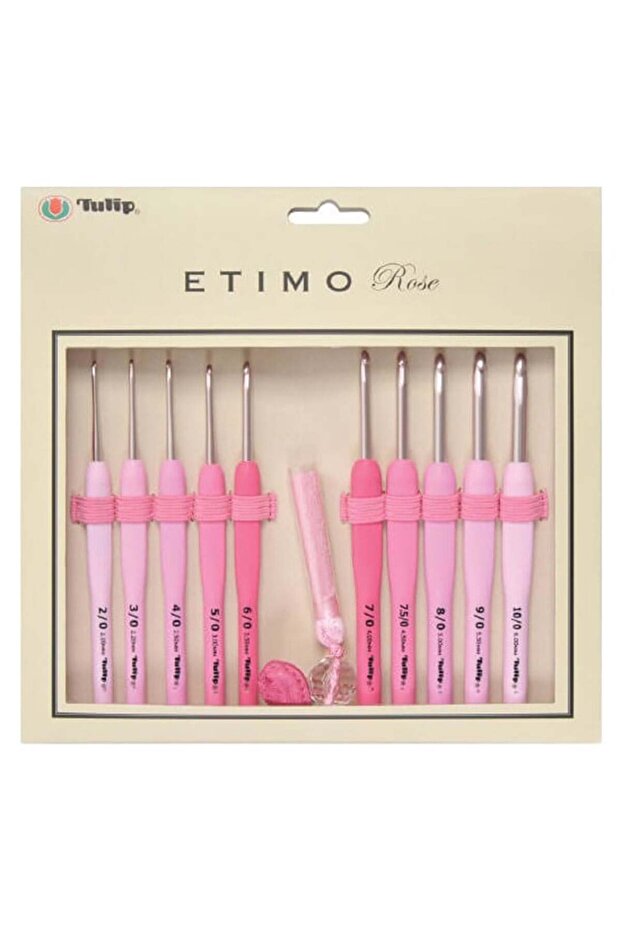 Etimo Rose Pembe 10' lu Tığ Seti - 1
