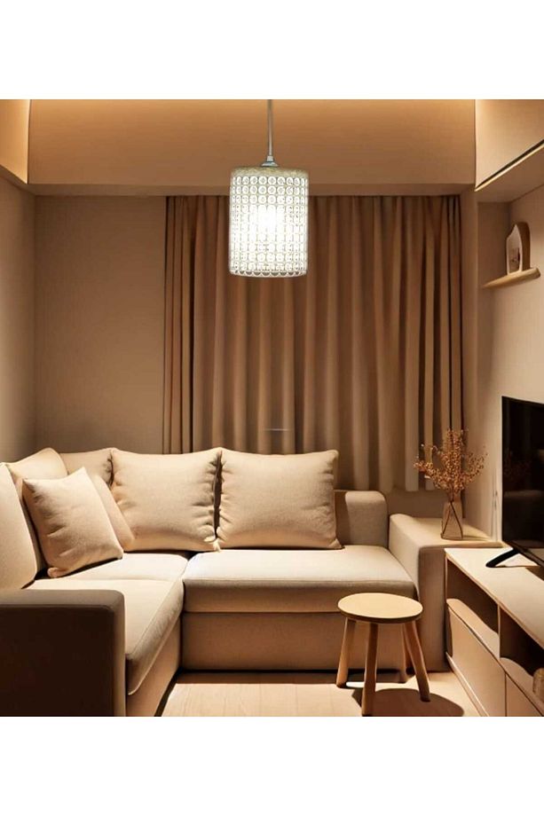 Avize Tekli modern şık ve sade mutfak salon oda hol gibi alanlarda kullanılabilir - 4