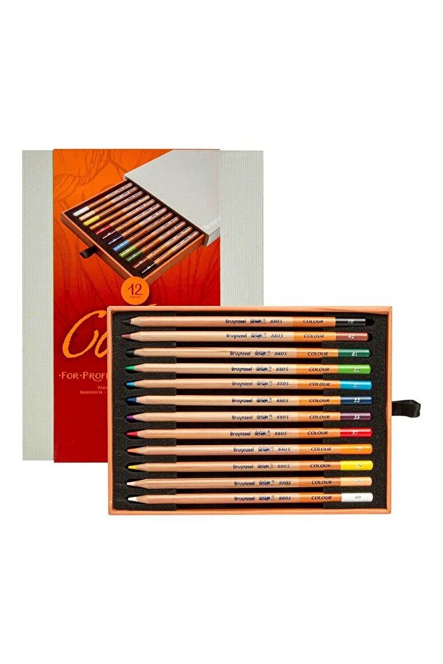 Design Profesyonel Kuru Boya Seti 12 Renk - 4