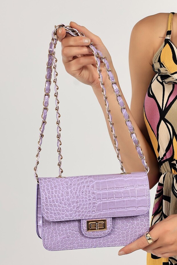 Kroko Askılı Çanta - 1