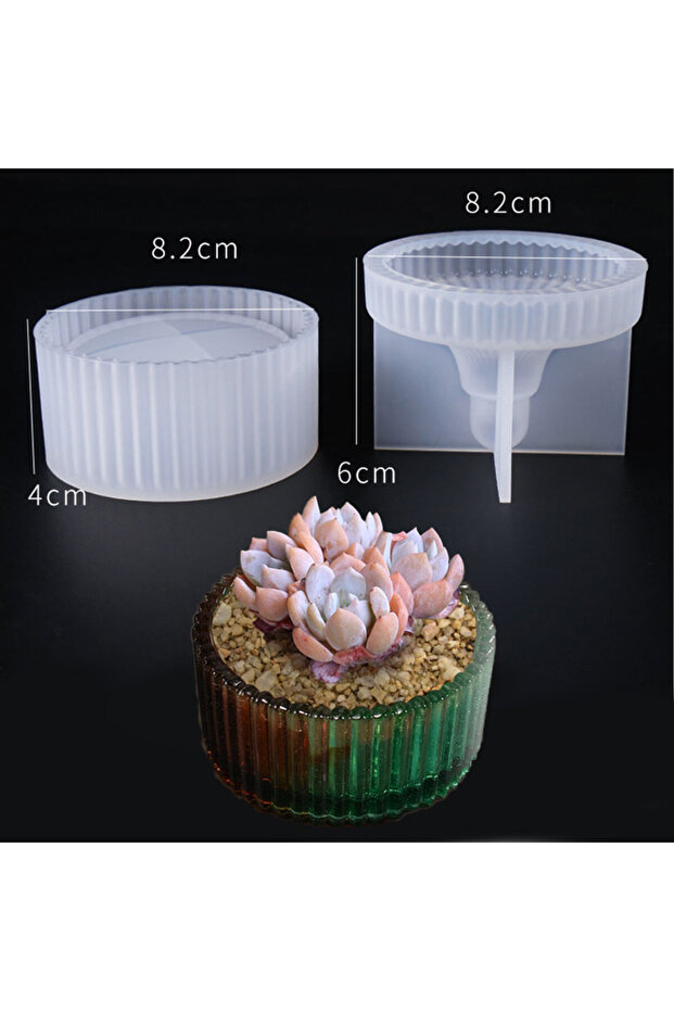 Resin art candle base silicone mold