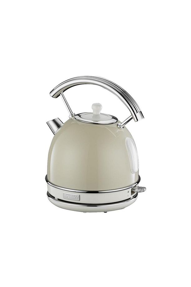 Gem Retro 1.7 Litre Vanilya Krem Rengi Yuvarlak Su Isıtıcısı Kettle Cappucıno - 7950022 - 1