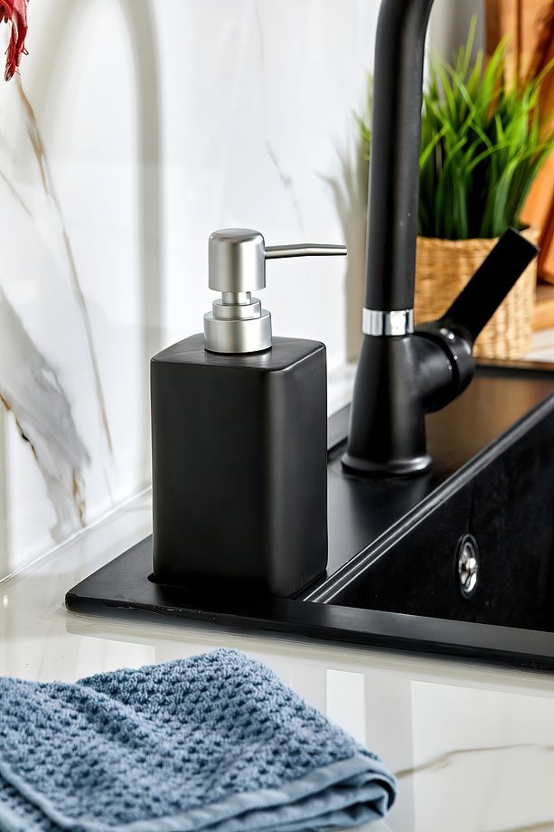 Stonware Kare Sıvı Sabunluk - 2