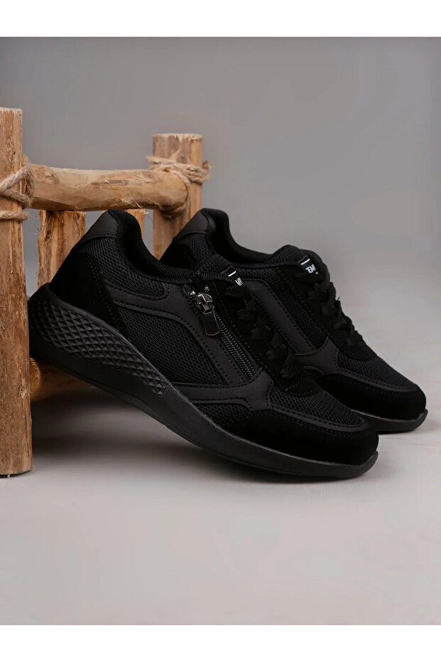 Women's Orthopedic Sneakers Comfortable Breathable Flexible Quality Lace up Zip-Up Easy Useful