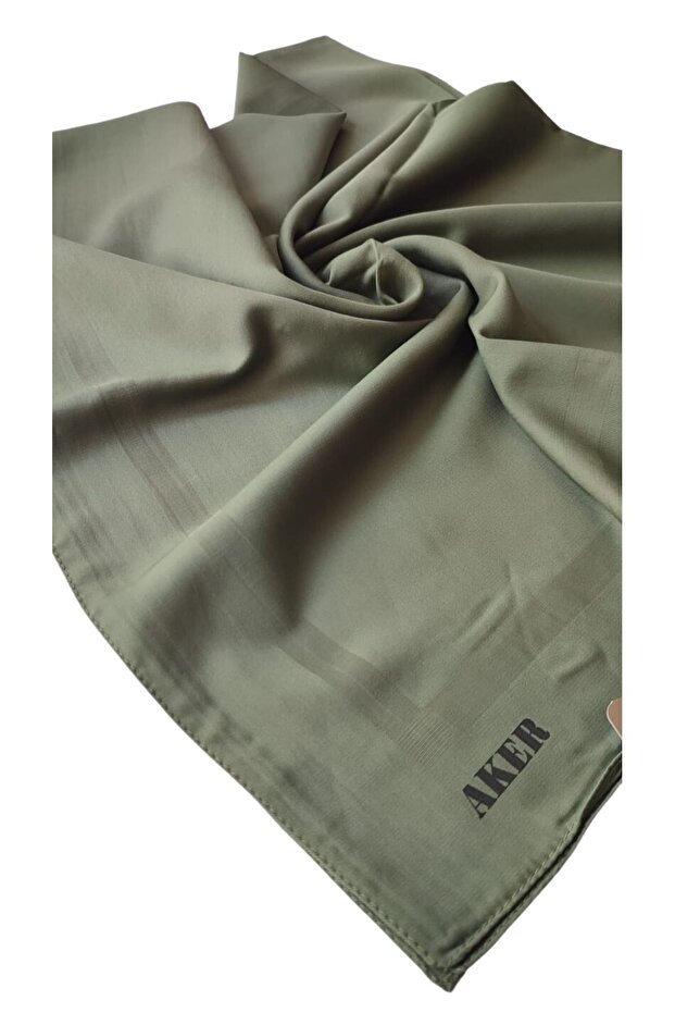 Eșarfă din bumbac simplu verde mentă - 952 - 6