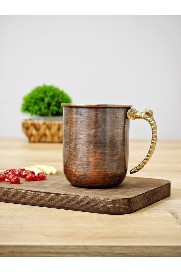 Bakır Moscow Mule Kupa Bardak - 4