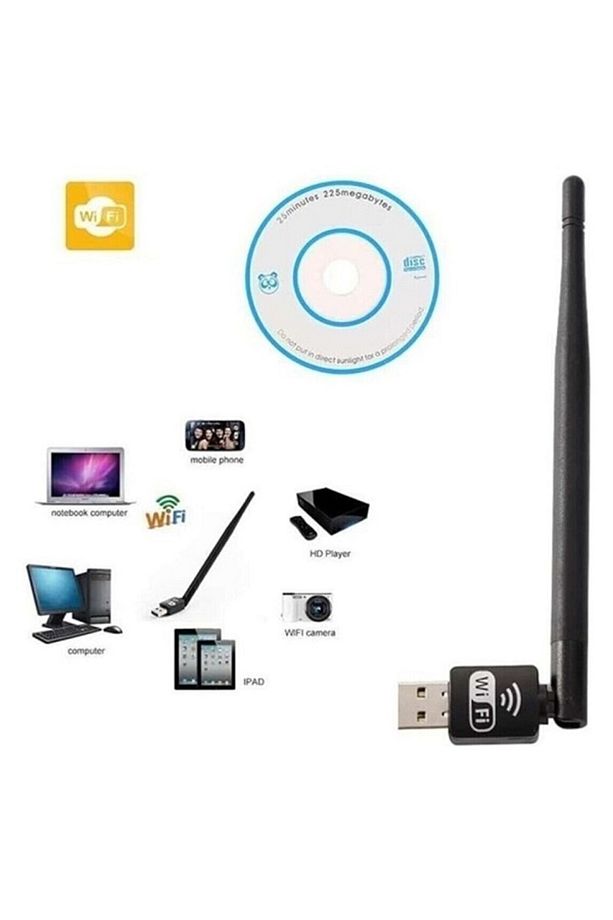 Pıx-lınk Lv-uw10 Wireless-N Adaptör 150mbps 5db Uydu Uyumlu - 3