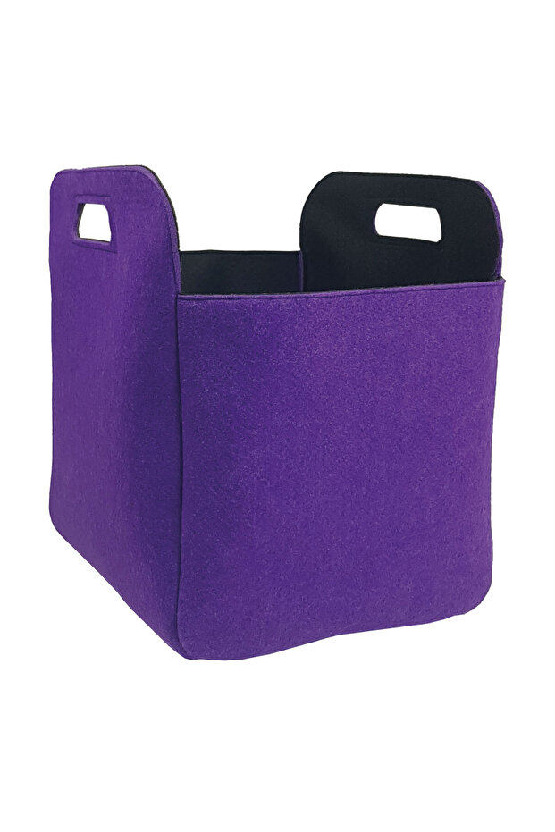 سلة باللون الأرجواني - استخدام مزدوج - 1