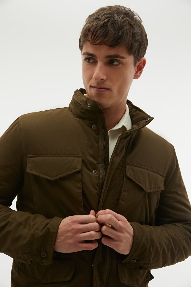 سترة معطف طية صدر السترة - 4