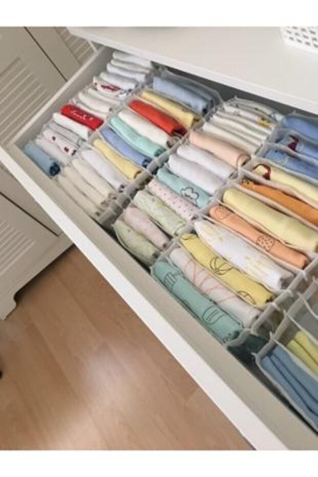 3 Pieces - Xlarge 8-Compartment In-Cabinet Accordion Organizer 31 X 36 X 12 - 3 Pieces