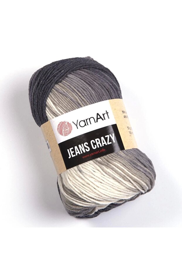 Jeans Crazy Ebruli El Örgü Ipi Ebruli 8204 - 1