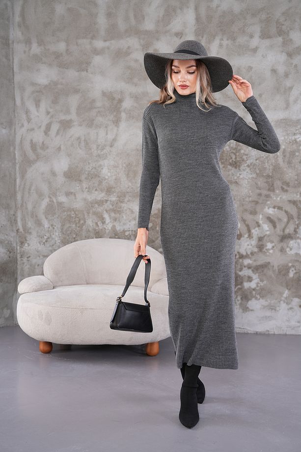Fitilli Triko Elbise - 2
