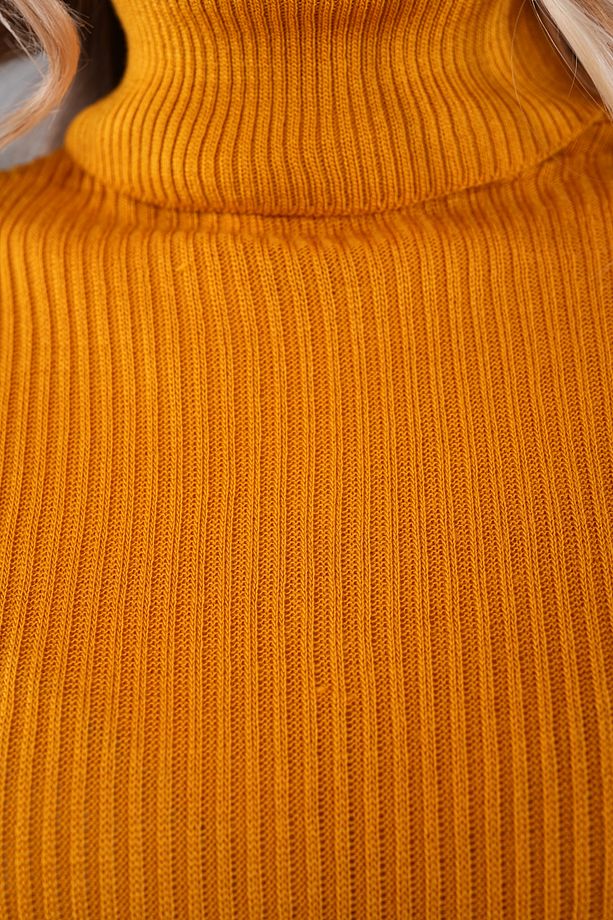 Fitilli Triko Elbise - 4